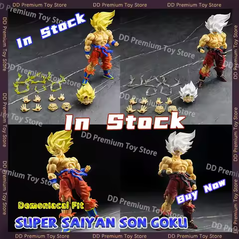 In Stock N&T Studio Son Goku Figures Dragon Ball SSJ NT Goku SHF Battle Damaged 3.0 Anime Action Fig