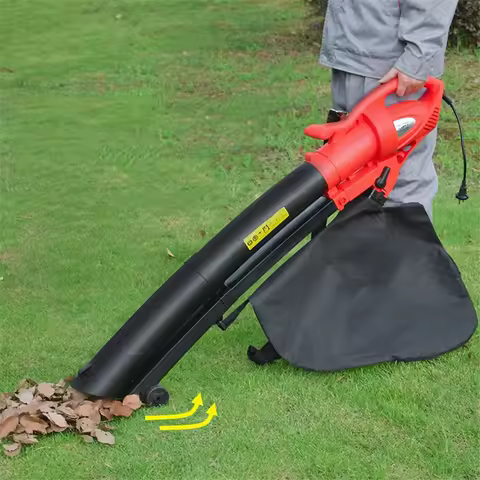 TMS3200 Electric Leaf Suction Machine Outdoor Garden Leaf Blower & Vacuum-Powerful 3200W 220V-240V 3