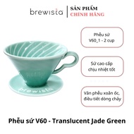 Brewista Dripper premium V60 coffee filter - Translucent Jade Green (Genuine Brewista)