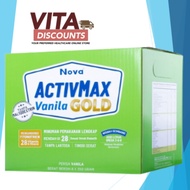 NOVA ACTIVMAX GOLD POWDER VANILLA 350G PACK-OF-8
