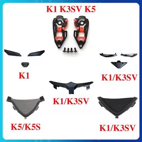Motorcycle Helmet Parts For AGV K1 K3 K3SV K5 K5S Capacetes Lining Pad Chin Nose Protector Vent Acce