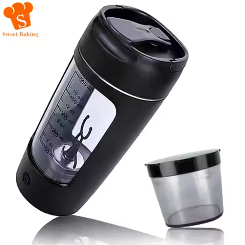 650ml USB Electric Portable Whey Protein Shaker bottle Fully Automatic Stirring Cup Rechargeable Gym