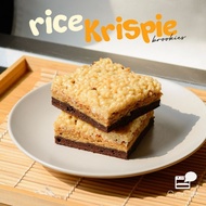 Rice Krispie Brookie Size 3x3 Inches | Oven Talk