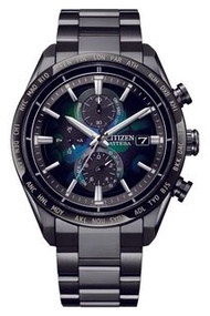Citizen ACT Line/Black Titanium™ Series AT8286-65E 超級鈦金屬TM 萬年曆 光動能 全球定位系統 (通過GPS衛星 獲取位置資訊) 日本製造 