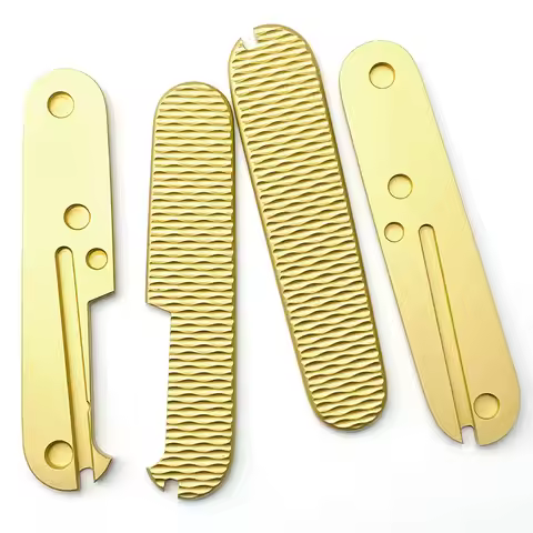 1pair 91mm Swiss Knife Chip, Modified Titanium Alloy TC4 Handle Patch for 91mm Swiss Knife Handle Pa