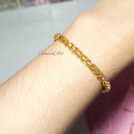 Gelang macrame kristal | gelang samapura | gelang kristal serut