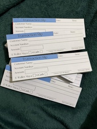Transaction Slip | Maya and Gcash 100sheets