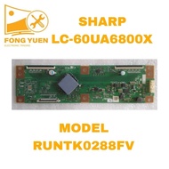 SHARP TV TCON BOARD / TCON RIBBON / LVDS RIBBON / WIFI MODULES  LC-60UA6800X