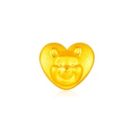 SK Jewellery Disney A Pooh Bear Full of Love 999 Pure Gold Charm Bracelet