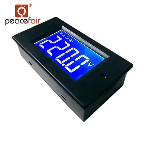 2024 NEW AC Digital Ammeter Single Phase 80-260V 5A 4in1 Voltage Current Watt Meter For Small Watt L