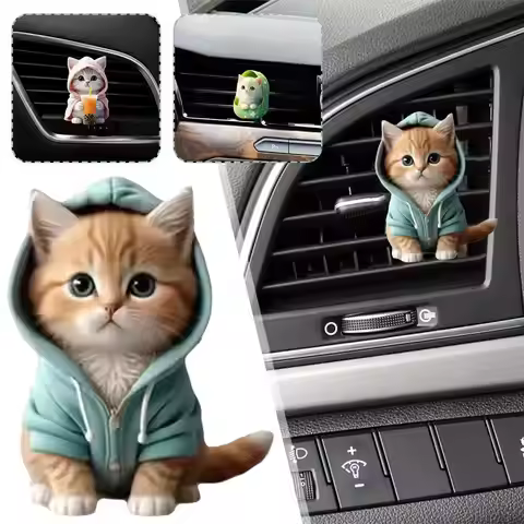 Car Cat Air Outlet Aromatherapy Long-lasting Fresh Accessories Deodorant Interior Elegant Automotive