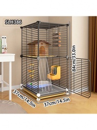 Large Multi-Layer Squirrel Cage Habitat, Suitable For Home, Villa, Densely Woven Squirrel & Sugar Gl