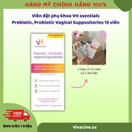 VH Essentials Prebiotic Probiotic Vaginal Suppositories 15ct - Womens Health Well Being Supplement