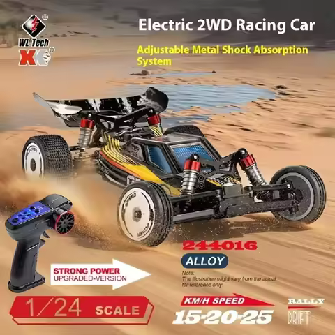 WL TECH High-Speed RC Car 1:24 Scale 244016 Remote Control Two-Wheel Drive Drivable Toys And Gaming 