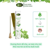 Nhang thắp Ngải Cứu -Nhang thảo mộc Từ Ngải cứu - Không keo kết dính - Đuổi muỗi và côn trùng khử