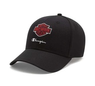 New Arrival Champion x Harley-Davidson Adjustable Baseball Cap - Black & Scarlet Champion 97818-24V