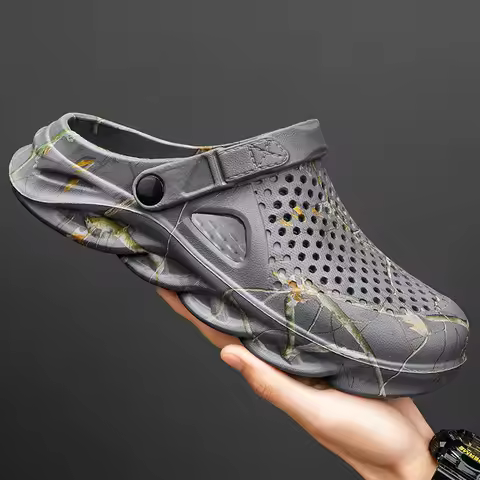 Unisex Plus Size 46-47 EVA Breathable Clogs Summer Beach Comfort Casual Sandals
