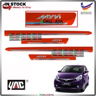 [R53 OZZY ORANGE] Perodua Myvi New Lagi Best Icon Original Side Door Moulding Garnish Body Lining Pa