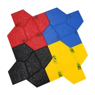 4PCS 590x590x14mm Concrete Stamping Molds Concrete Stamps Mats For Wall & Floor