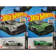 HOTWHEELS 2023 FACTORY SEALED MASTERCASE HW MODIFIED 2018 BENTLEY CONTINENTAL GT3 LOT OF 2 DIECAST M
