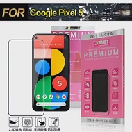 Xmart for Google Pixel 5 5G 超透滿版 2.5D 鋼化玻璃貼-黑