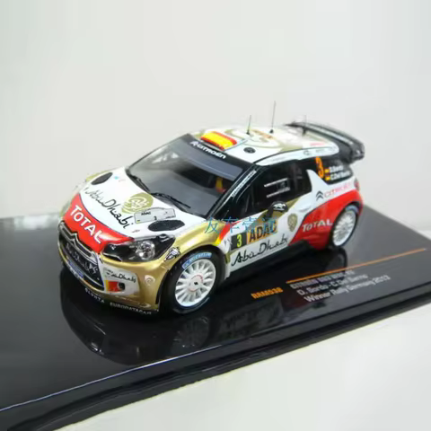 IXO 1:43 Scale Citroen DS3 WRC 2013 Rally Car Alloy Model Classic Adult Collection Static Display