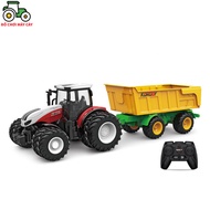 Tractor 210 HP_Double wheels + Trailer - (RC); toy tractor, farm vehicle, MK16BDRMV
