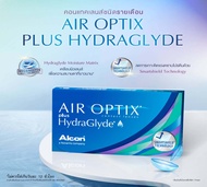 New Alcon Air Optix Aqua Plus HyDraGlyde  คอนแทคเลนส์ใสรายเดือน 1กล่องมี 3ชิ้น ค่าสายตา -0.25 ถึง -1