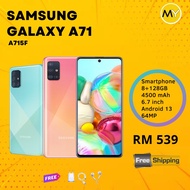 Original Samsung Galaxy A71 8+128GB  (A715F)  100% Original Parts & LCD  original secondhand