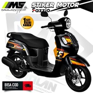 Decal Sticker Striping Variation Yamaha Fazzio 125 - Yamaha Fazzio Hybrid |Fazzio Decal - Fazzio Tri
