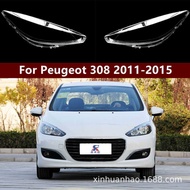 Suitable for Peugeot 308 Headlampshade Logo 308 Headlamp Transparent Lampshade Peugeot Headlamp Shel