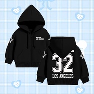 Kotakids - Children's Hoodie Zipper Dtf Screen Print Houston Los Angeles Boys - Girls Ages 4-15 Year