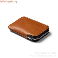 ||Bellroy Small Wallet Card Storage Bag Zipper Coin Purse High-Quality Eco-Friendly Leather