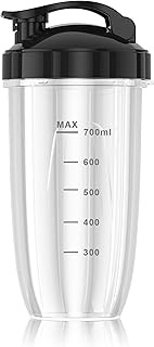 Replacement Cup 1100ml/37oz(Full Capacity) with To-Go Lid and Gasket, Compatible with Colarlemo 1200