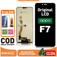 LCD OPPO F7 Original Fullset murah hp Touchscreen Ori Asli For Glass Digitizer Touch Screen COD