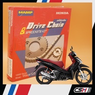 ชุดโซ่สเตอร์ WAVE125 ทุกรุ่น WAVE125-i บังลม WAVE110-i ไม่ LED เป็นของแท้เบิกศูนย์ HONDA ( HAMP SERI