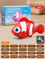 Electric Toy Fish Moving Baby Guiding Walking Childrens Plaything Electronic Simulation Swimming 6 M