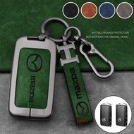 【360° Full Package】Zinc Alloy Remote Car Key Case Caing Cover Shell For Mazda Mx5 Mx30 2 3 6 Cx60 Cx