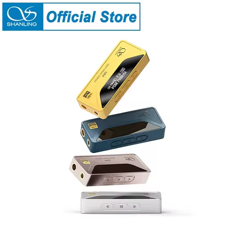 SHANLING UA4 HIFI Portable USB DAC AMP MQA Headphone Amplifier Hi-Res Audio ES9069Q PCM768 DSD512 3.