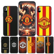 Manchester United FC for Redmi Note 7 8 9 10 4G Pro Max 8T 9S 9T Compatibility TPU Phone Cases Soft 