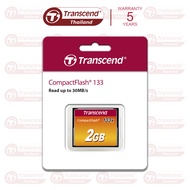 CompactFlash Card 2GB : CF133 : Transcend :รับประกัน 5 ปี - สินค้ามีใบกำกับภาษี