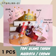 HAPPY BIRTHDAY HAT | BIRTHDAY CROWN HAT | Crown Birthday Hat