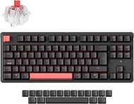 Keychron C3 Pro QMK/VIA Trådbundet Mekaniskt Tangentbord, Programmer Beard, DE-ISO TKL Layout 87 Tan