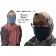 3-ply head loop cloth mask