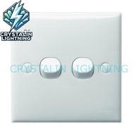 DOUBLE SCHNEIDER CLIPSAL SWITCH S-CLASSIC 2 GANG SERIES SWITCH - E32