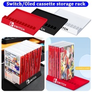 For Nintendo Switch &amp; Switch OLED Desktop Card Box Holder Cassette Storage Rack Game Disc Storage Bracket Stand For NS Switch Accessories