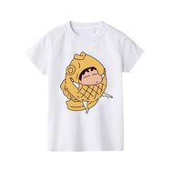 Herlin Collection_Current Tops Sinchan Bungeo-ppang Roti Ikan_Children's and Adult T-shirts