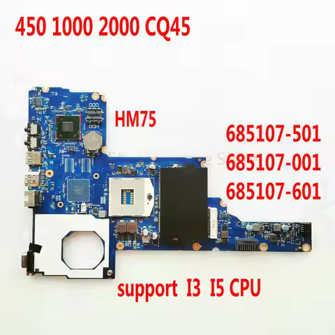 685107-501 685107-001 685107-601 For HP 1000 2000 CQ45 450 Notebook Laptop Motherboard 6050A2493101-