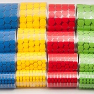 50/100pcs 15~30mm colored round back adhesive Velcro adhesive buckle  tape small round dot tear off 