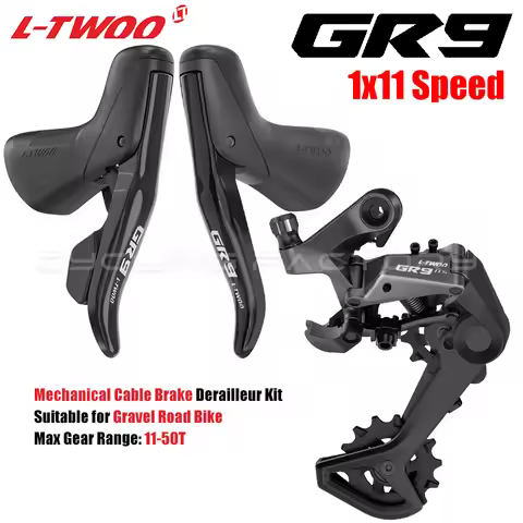 LTWOO GR9 1x11 Speed Gravel Road Bike Mechanical Brakes Derailleur Kits Dual Control Lever STI Rear 